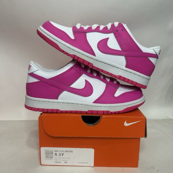 Nike Dunk Low GS “Laser Fuchsia/Barbie”
